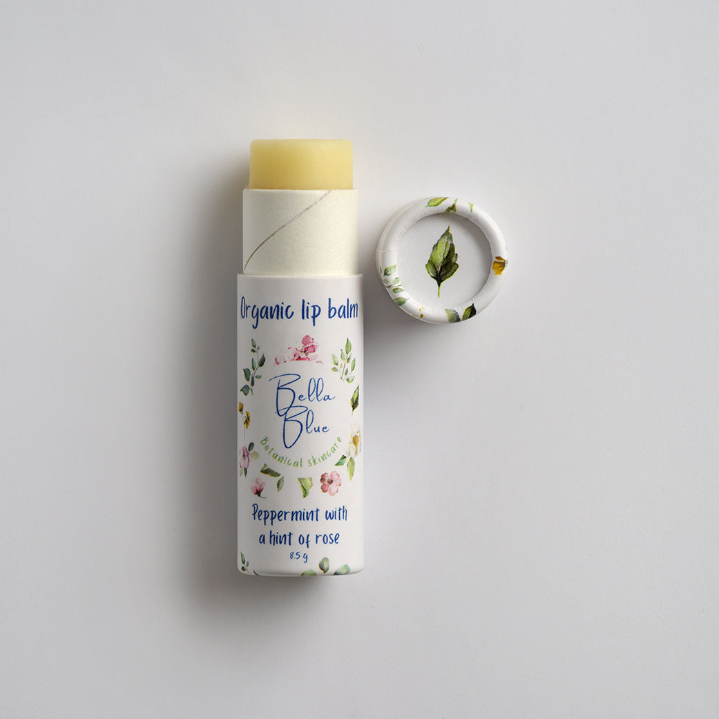 Bella Blue - Lip Balm Peppermint & Rose tube