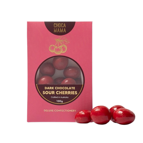 Chocamama - Dark Chocolate Sour Cherries 100g