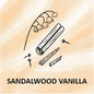 "Sandalwood Vanilla" - Reed Diffuser