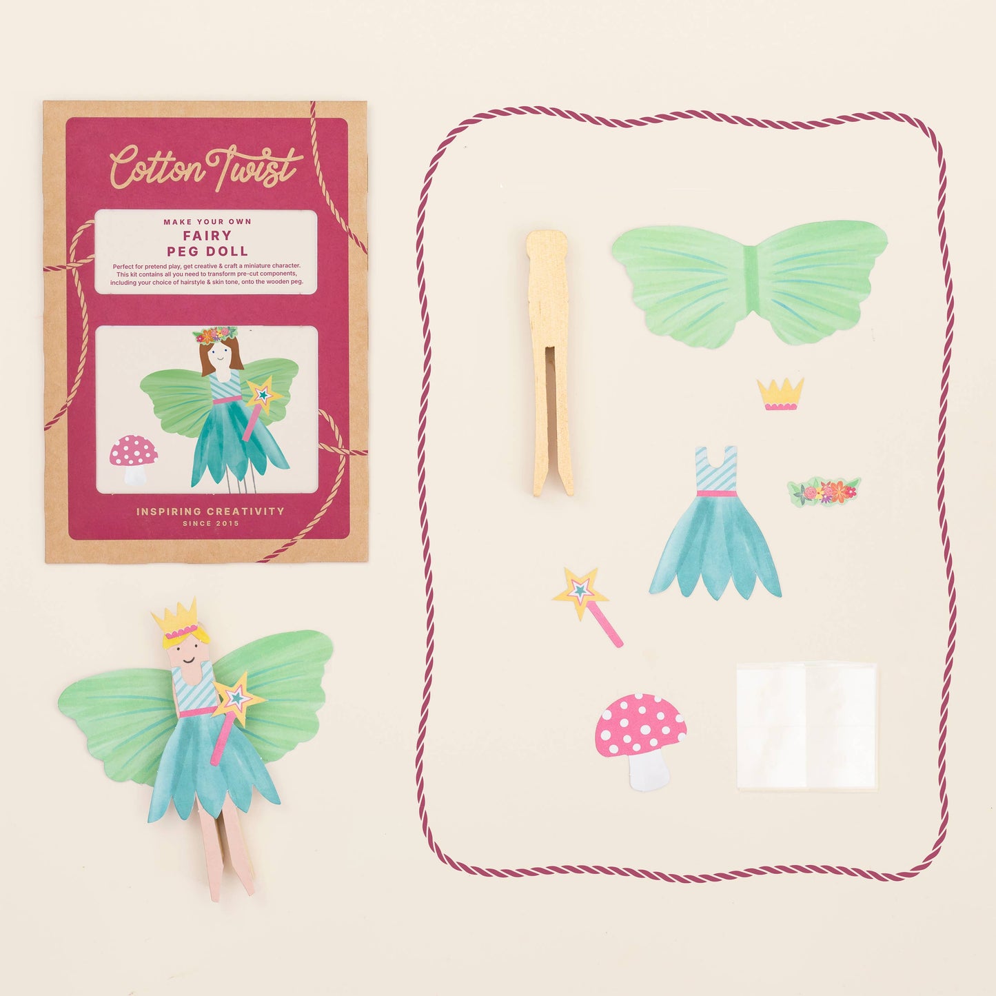 Cotton Twist - Make Your Own Fairy Peg Doll