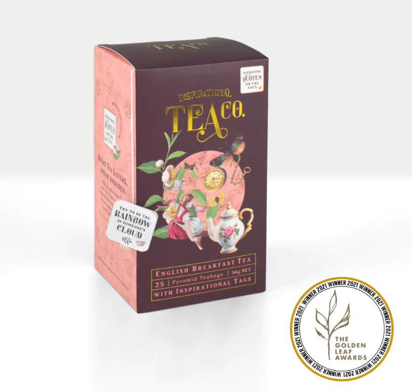 English Breakfast Teabags Inspirational tags 25pk- Inspirational Tea Co image 0