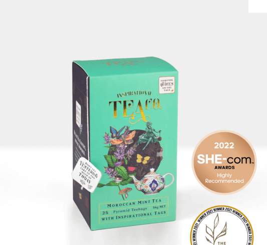 Moroccan Mint Teabags Inspirational tags 25PK- Inspirational Tea Co image 0
