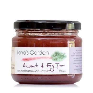 Lana's Garden- Rhubarb & Fig Jam 300g image 0
