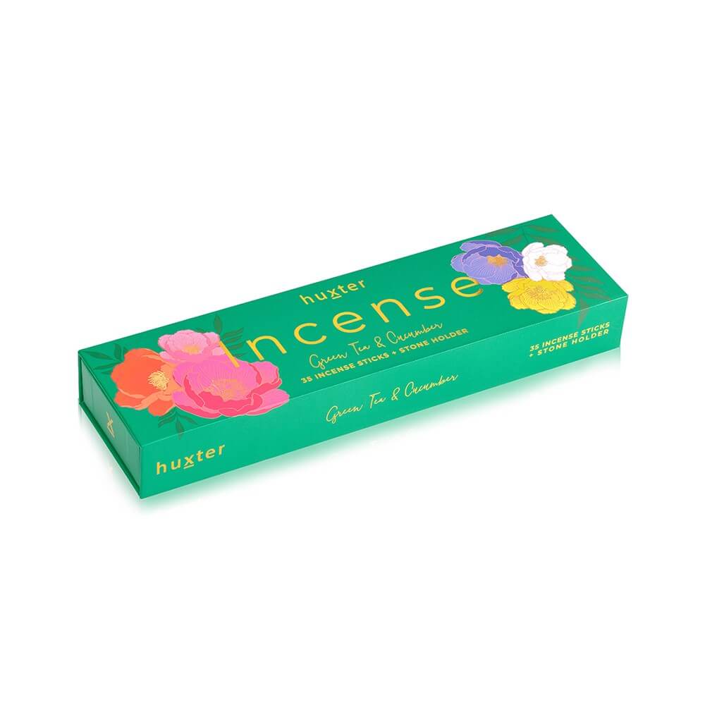 Huxter - Incense Sticks Gift Box - 35 pack -Green Tea & Cucumber image 0