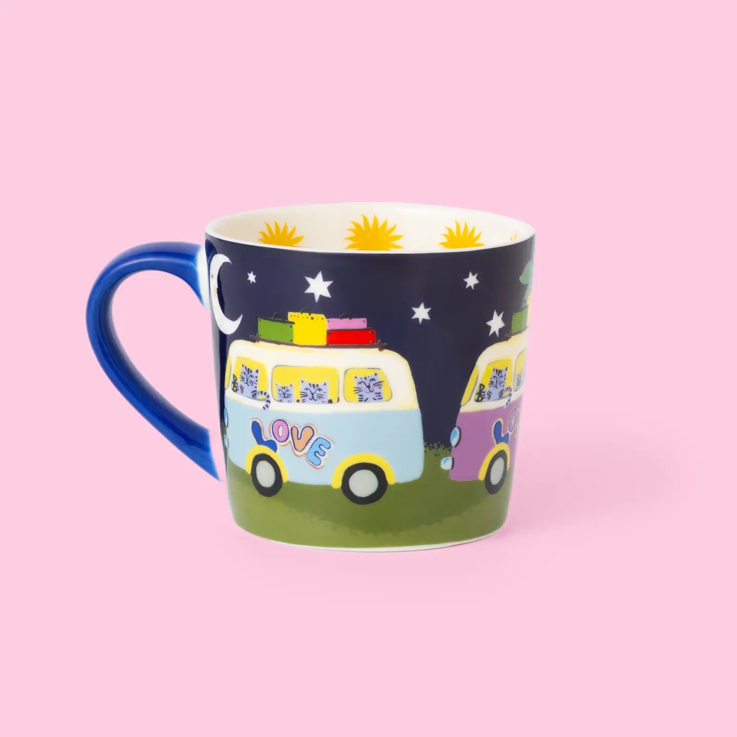 Eleanor Bowmer - Mug - Sunshine Campervan