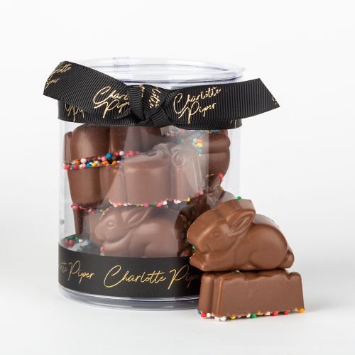 Milk chocolate Bunny with sprinkles - Charlotte Piper 100g image 0