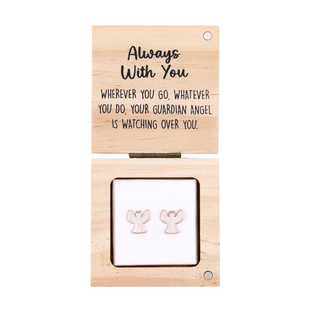 Heart & Soul -  Guardian Angel Earrings
