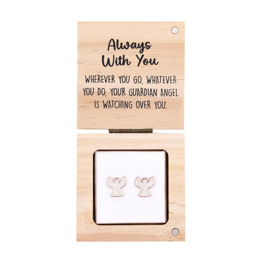 Heart & Soul -  Guardian Angel Earrings
