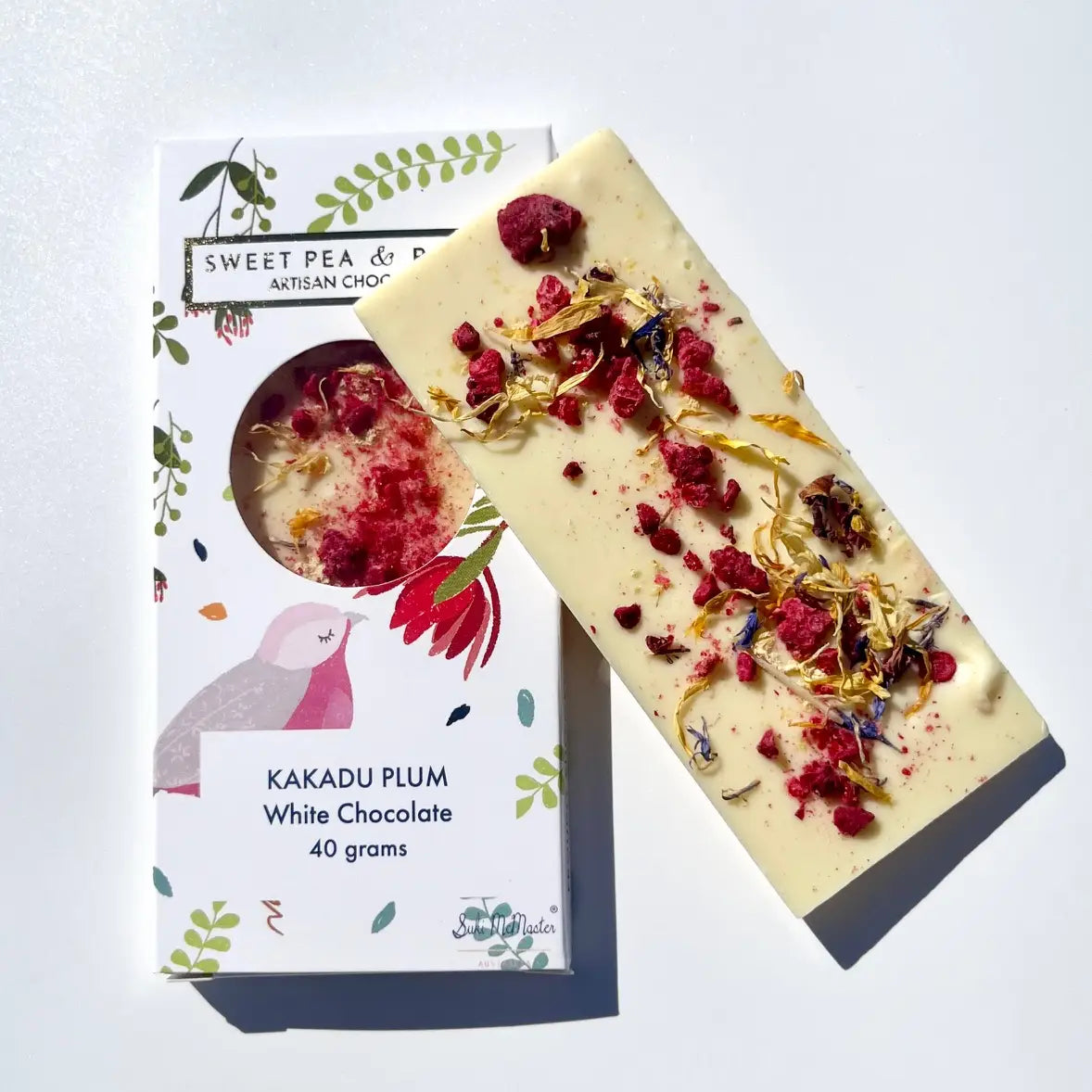 White Chocolate Kakadu Plum Suki Mcmaster Illustrated Bar