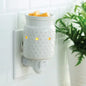 White Hobnail Pluggable Warmer image 0