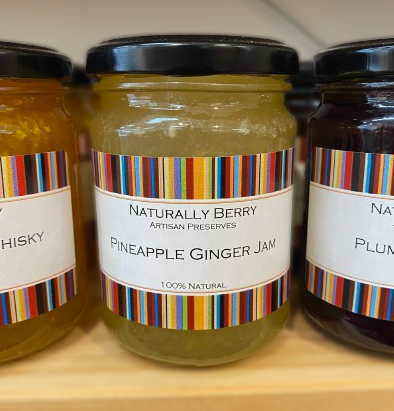 Pineapple Ginger jam 250g- Naturally Berry image 0