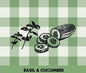 "Basil & Cucumber" -  Glass Tumbler Candle - 48hr