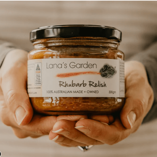 Lana's Garden- Rhubarb Relish 300g image 0