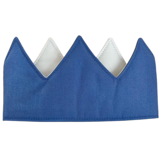 Blue Children's Crown with Velcro - Leo + Theo image 0