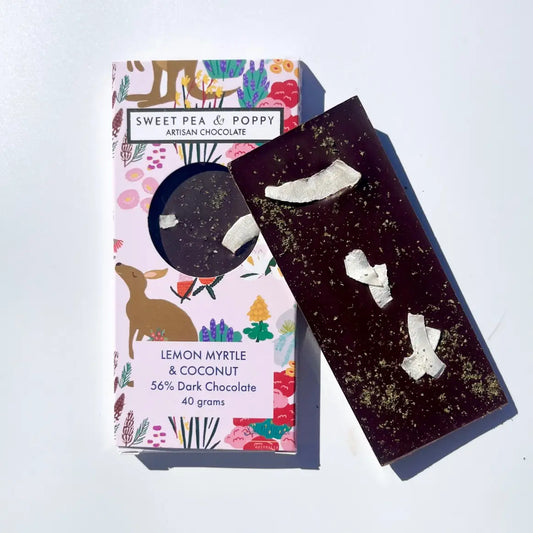 Dark Chocolate Lemon Myrtle Suki Mcmaster Illustrated Bar