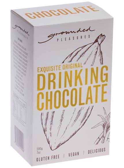 Original Drinking Chocolate 200g- Grounded Pleasures image 0