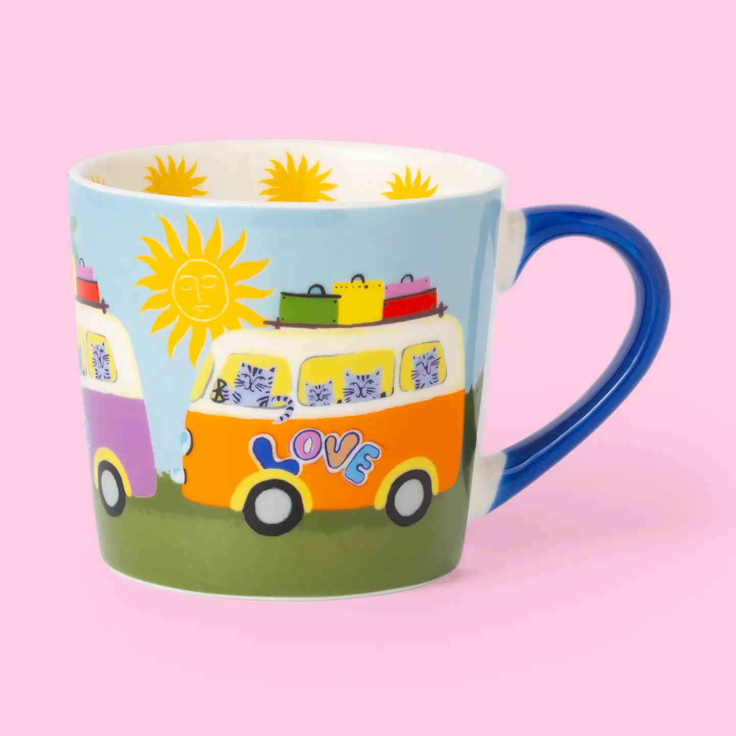 Eleanor Bowmer - Mug - Sunshine Campervan