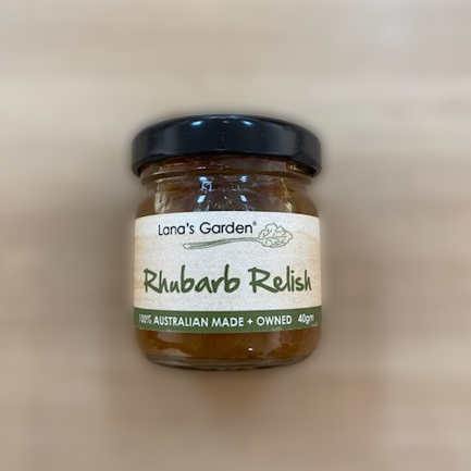 Lana's Garden - Rhubarb Relish 40g image 0