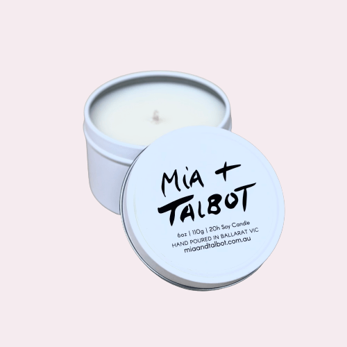 "Orange Cupcake" -  Travel Tin Candle - 20hr image 0