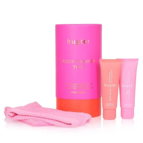Huxter Body Pamper Trio | Fuchsia with Orange image 0