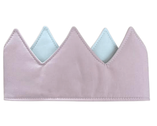 Pink Children's Crown with Velcro - Leo + Theo image 0