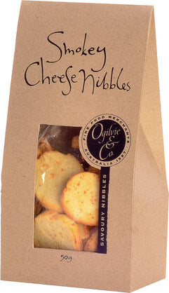 Ogilvie & Co -  Smokey Cheese Nibbles 50g image 0