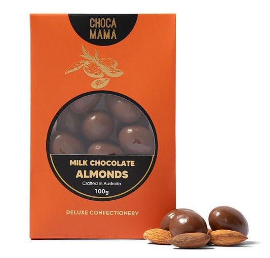 Chocamama - Milk Chocolate Almonds 100g