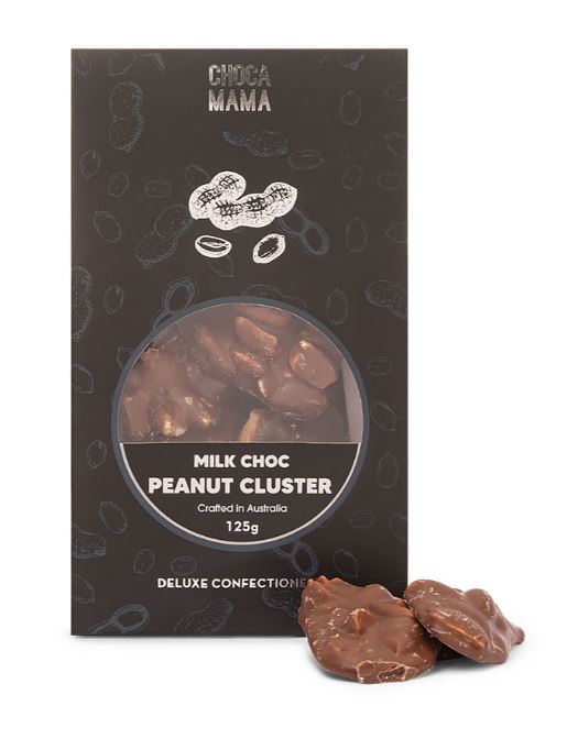 Chocamama - Milk Chocolate Peanut Clusters 125g