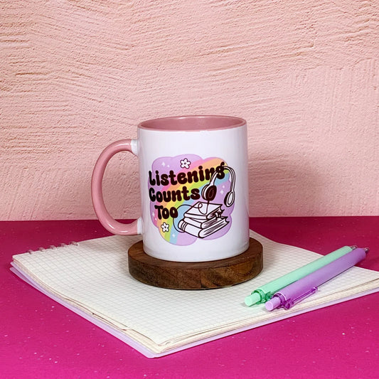 Mittens & Moods - Listening Counts Too - Ceramic Mug