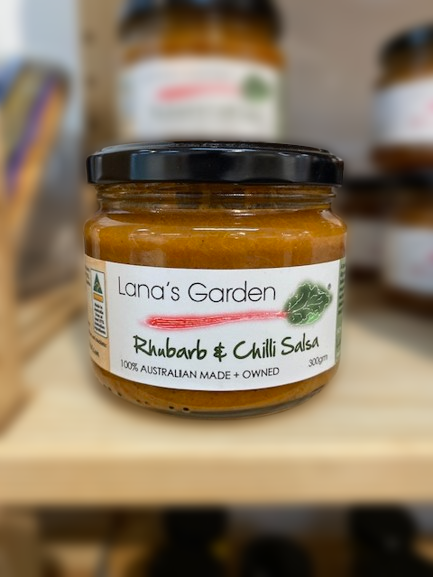 Lana's Garden- Rhubarb & Chilli salsa 300g image 0