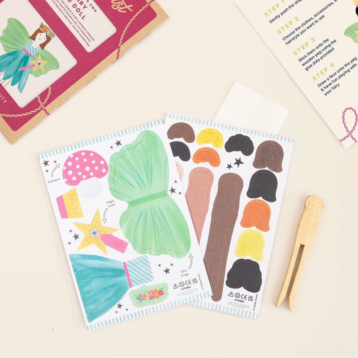 Cotton Twist - Make Your Own Fairy Peg Doll