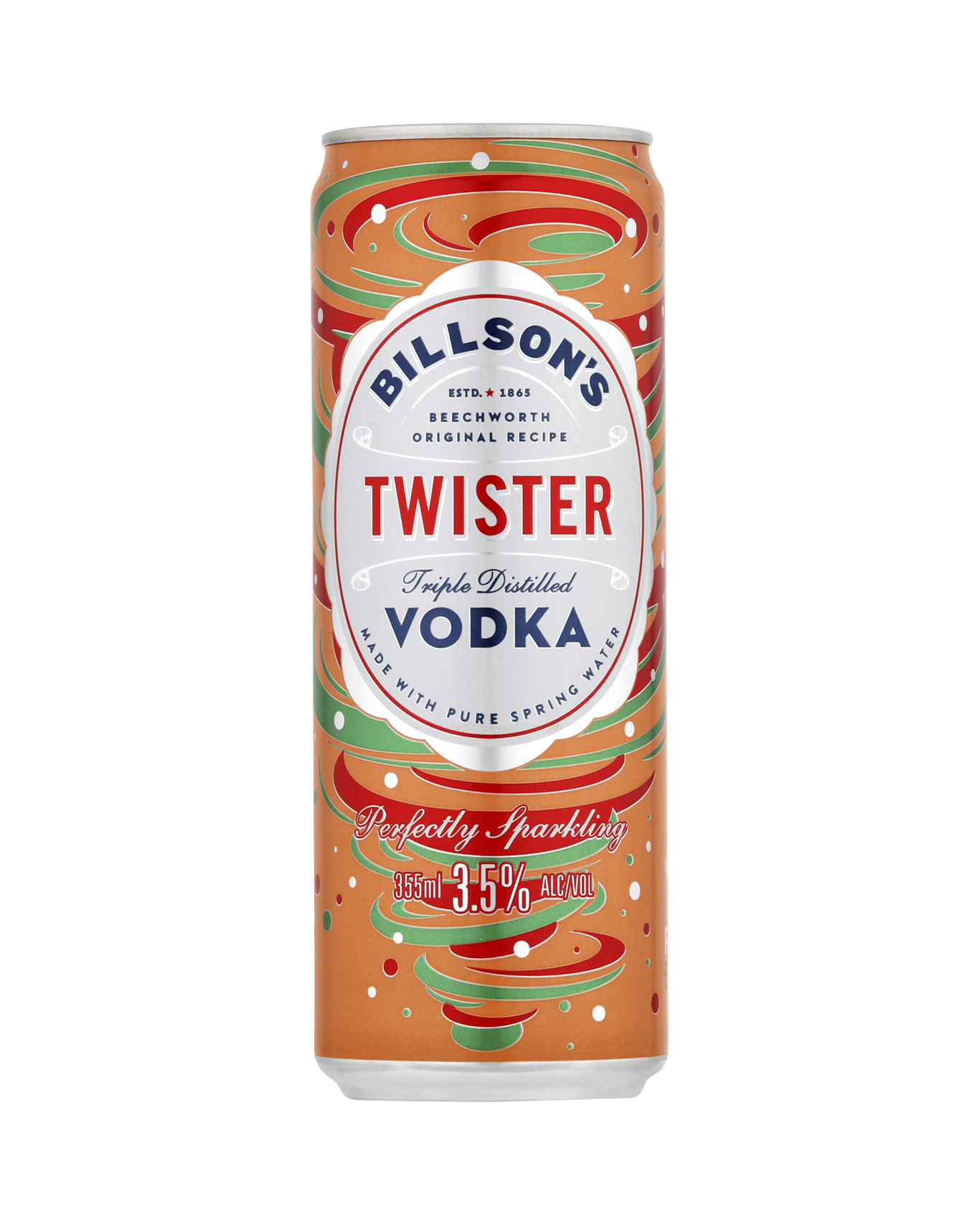 Billsons Vodka with Twister Can 355mL image 0