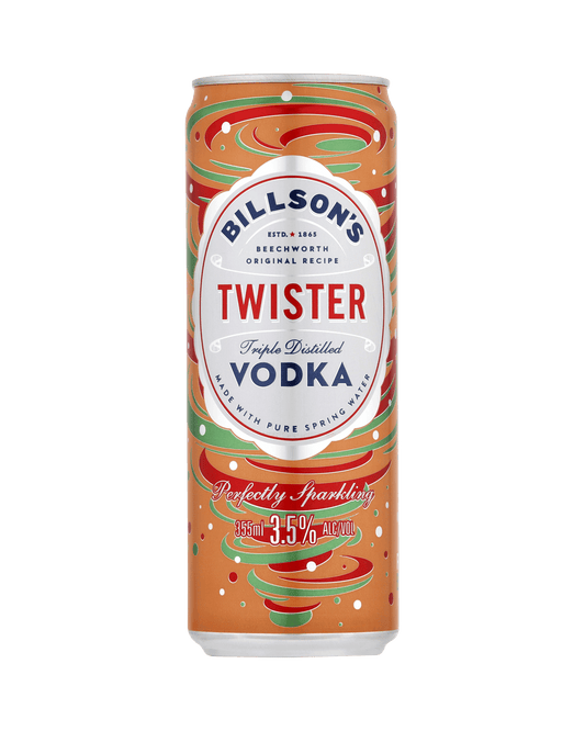 Billsons Vodka with Twister Can 355mL image 0