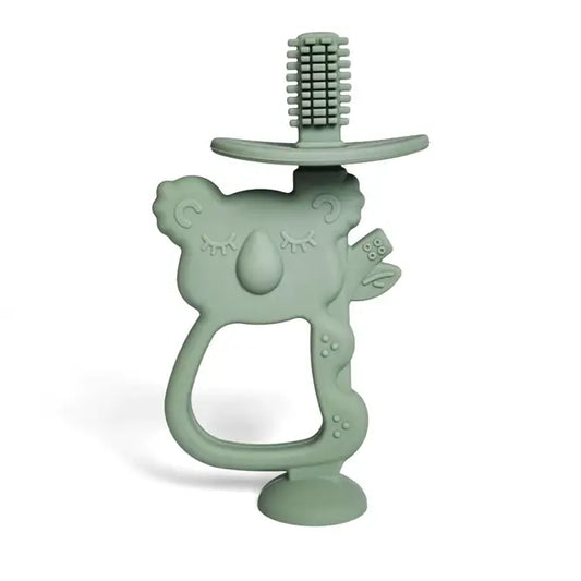 Koala Teether with Handle - Sage