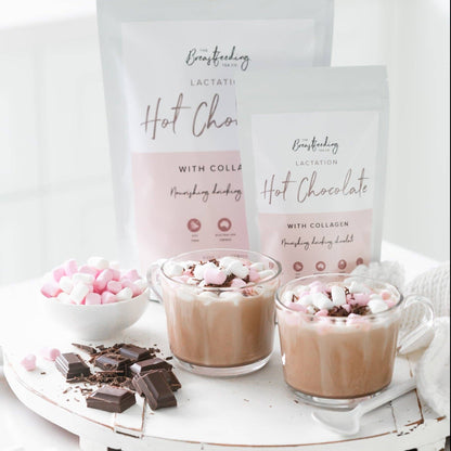 The Breastfeeding Tea Co - Lactation Hot Chocolate with Collagen: Small 230g | 10 Serves