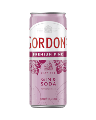 Gordons Pink Gin & Soda Can 250mL image 0