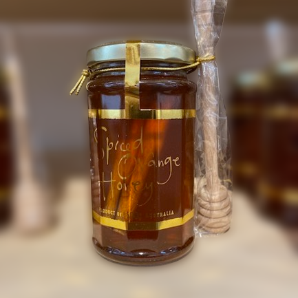 Spiced orange Honey with Dipper 300g Ogilvie & Co. Traditional image 0