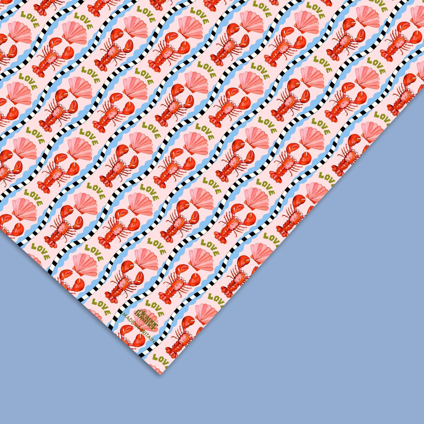 Eleanor Bowmer - Gift Wrap - Lobster Love