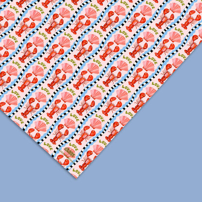 Eleanor Bowmer - Gift Wrap - Lobster Love