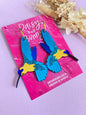 Daisy and Bunny - Hummingbird Blue gold
