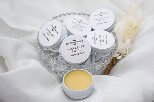 The Path to Beauty - Vegan Lip Balm ~ Raspberry Swirl