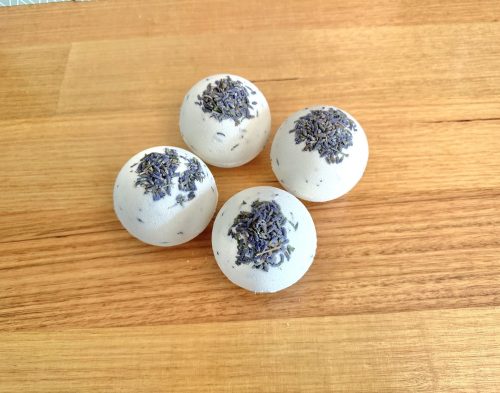 Handmade Lavender Goat Milk Bath Bomb - Suave Soap image 0