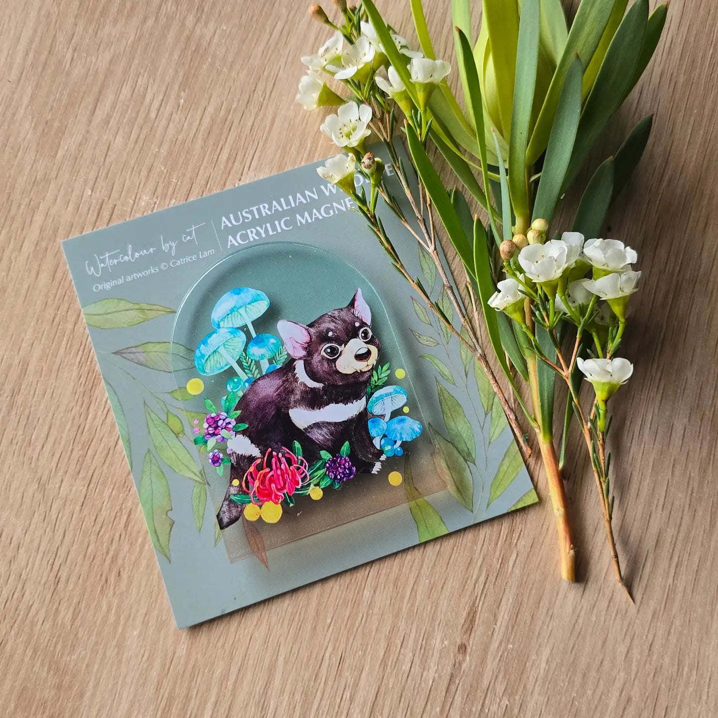 Australian Animals Tasmanian Devil Magnet