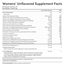 EllaOla - Women’s Essential Unflavored Multivitamin