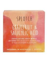 Splotch - Grapefruit & Salicylic Acid Exfoliating Wipes 30 Pieces