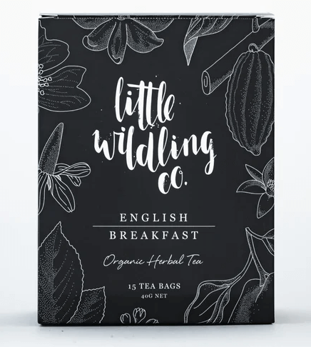 ENGLISH BREAKFAST 40G - 15 X TEA BAGS -  LITTLE WILDLING CO image 0