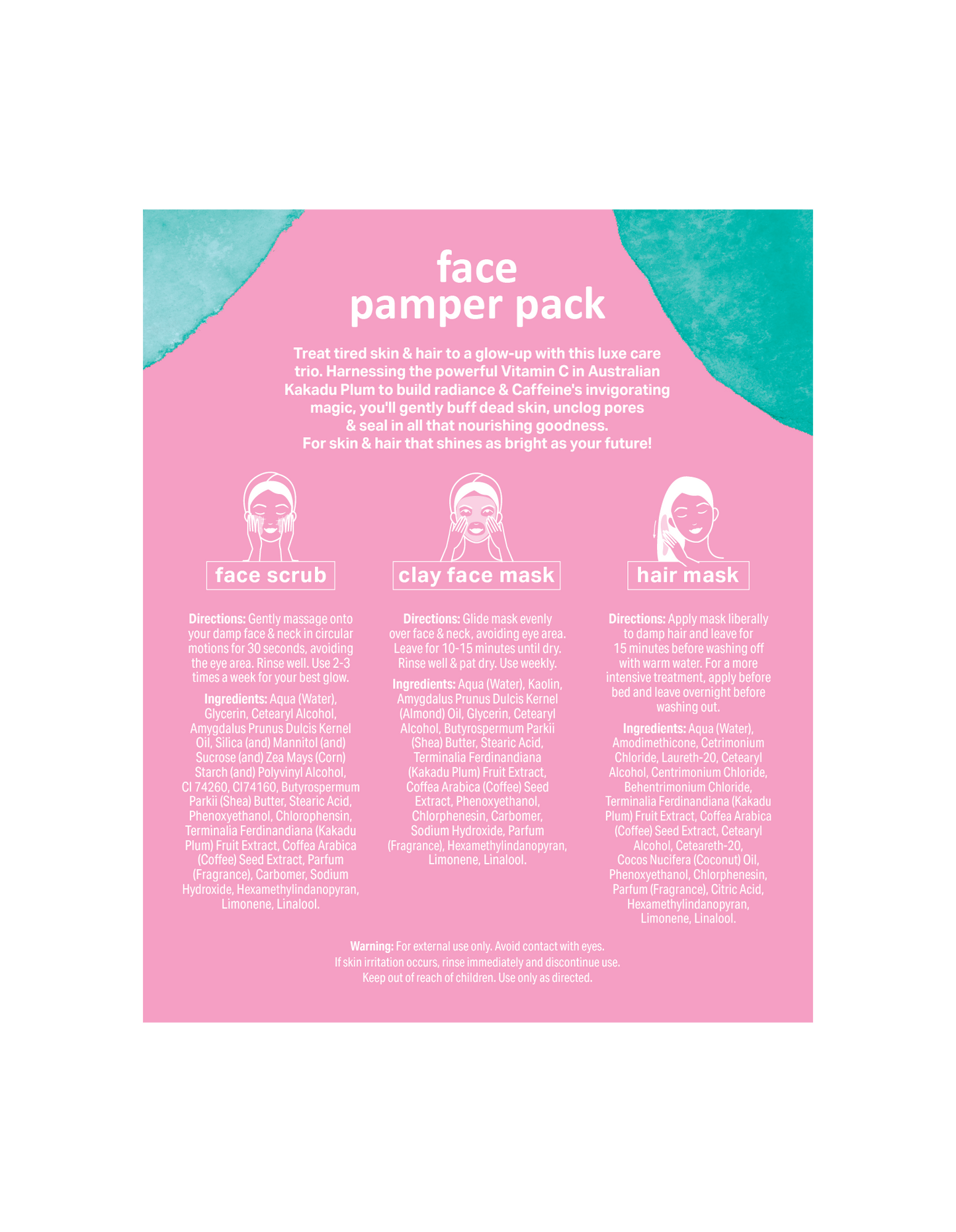 Splotch - Kakadu Plum & Caffeine High Beam...Face Pamper Pack