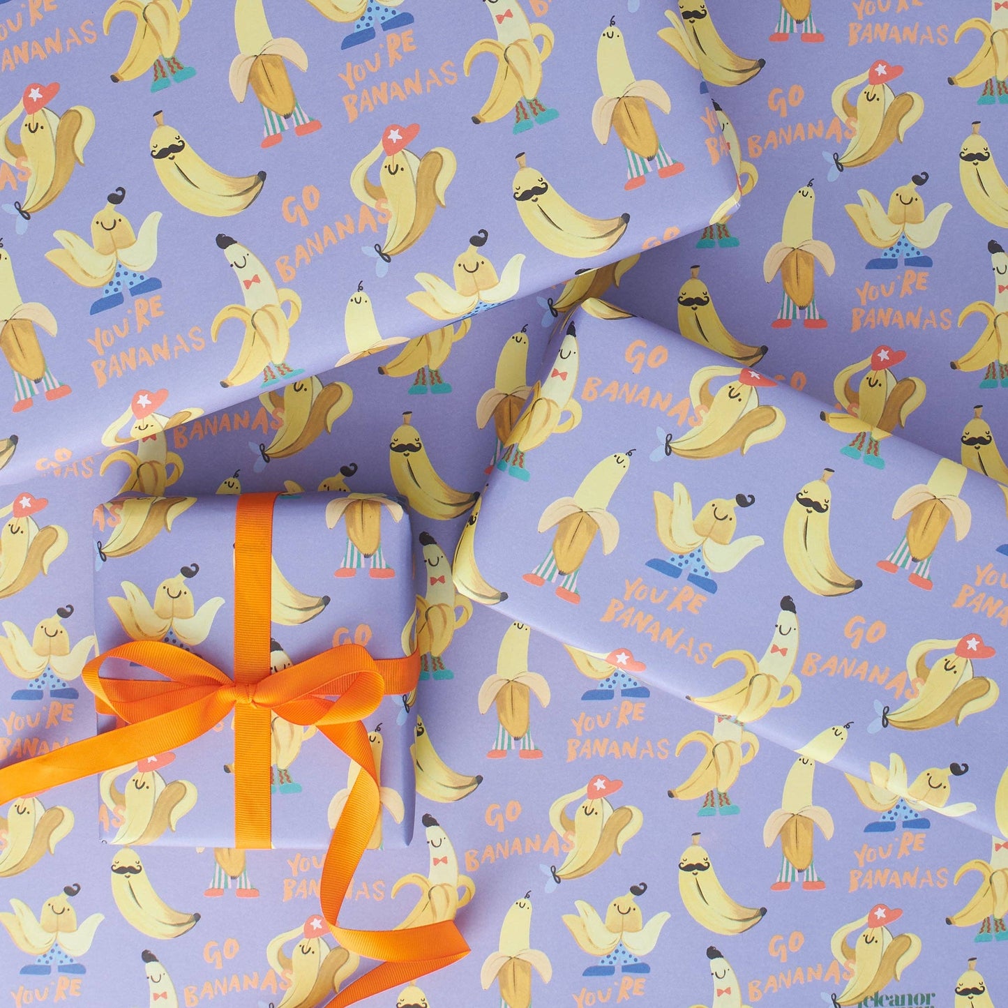 Eleanor Bowmer - Gift Wrap - Go Bananas