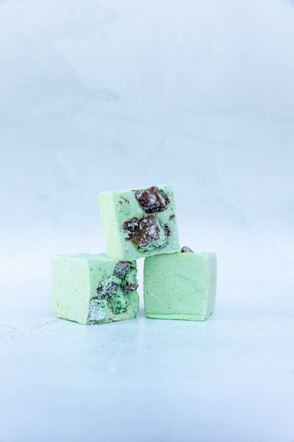 Cloudy Confections - Mint Chocolate Marshmallows
