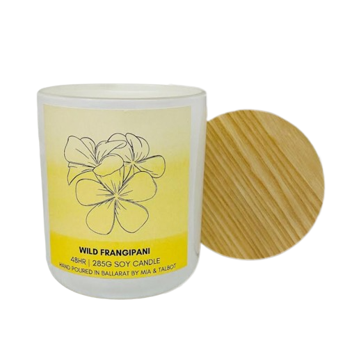 "Wild Frangipani" -  Glass Tumbler Candle - 48hr image 0